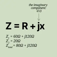 Die Impedanzformel Z = R + jX erklärt, wie sich elektrische Komponenten verhalten. Hier sind Beispiele für Impedanzen.