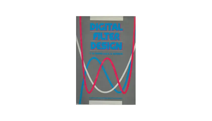 Buchcover "Digital Filter Design" mit stilisierten Wellenformen.