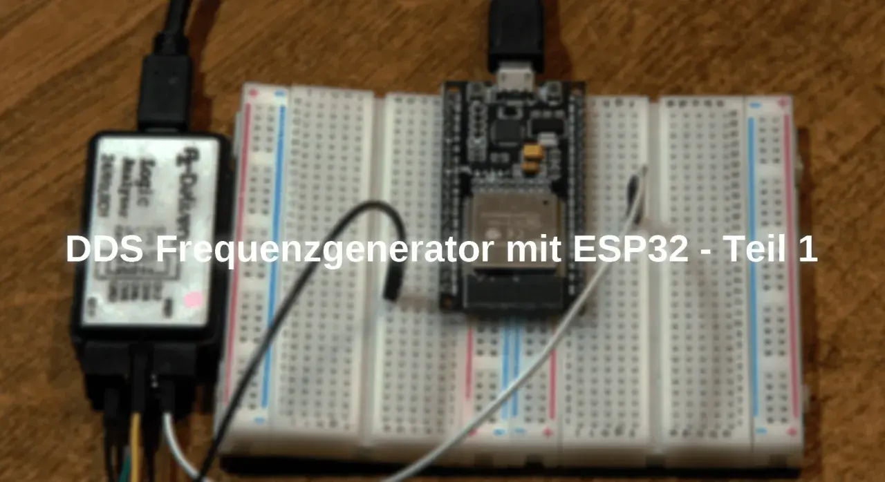 ESP32-basiertes Projekt für einen DDS Frequenzgenerator mit Logic Analyzer.