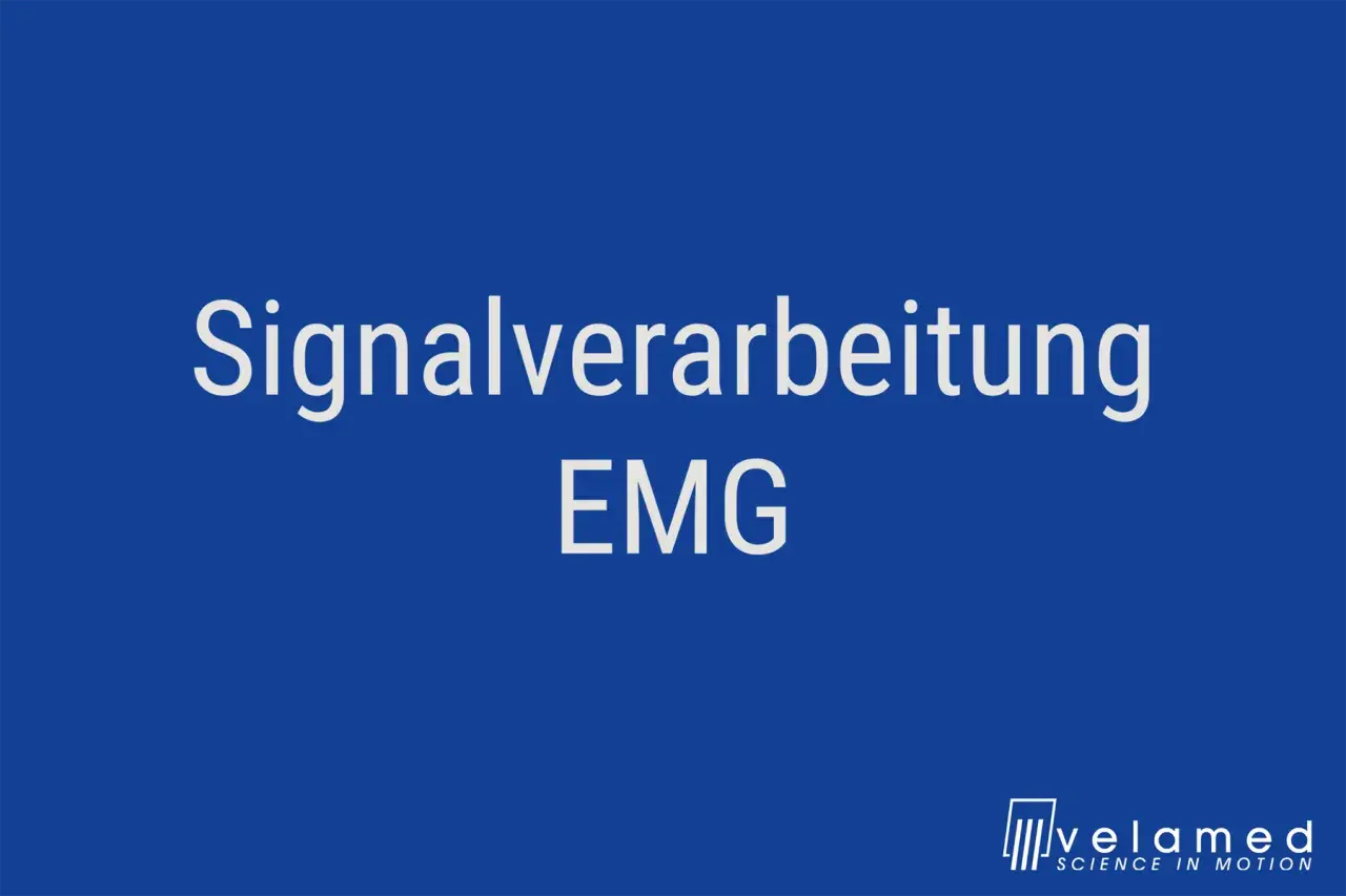 Signalverarbeitung EMG. Die RMS-Formel ist ein wichtiger Bestandteil der Analyse von Muskelsignalen.