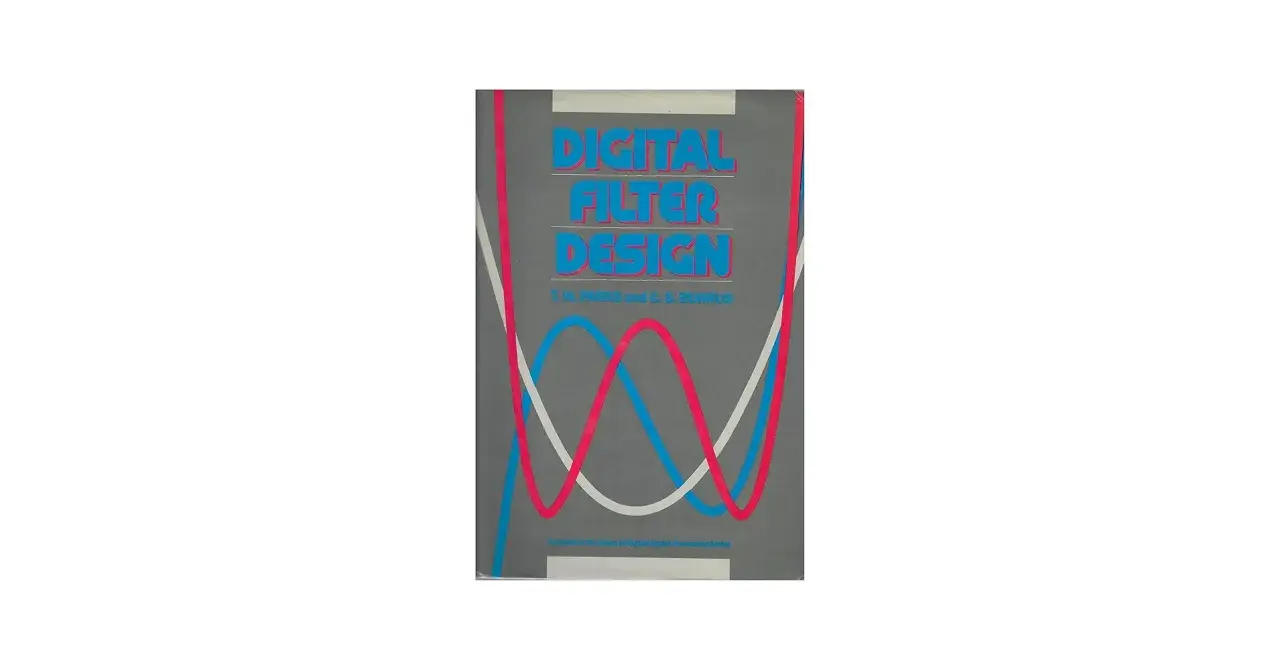 Buchcover "Digital Filter Design" mit stilisierten Wellenformen.