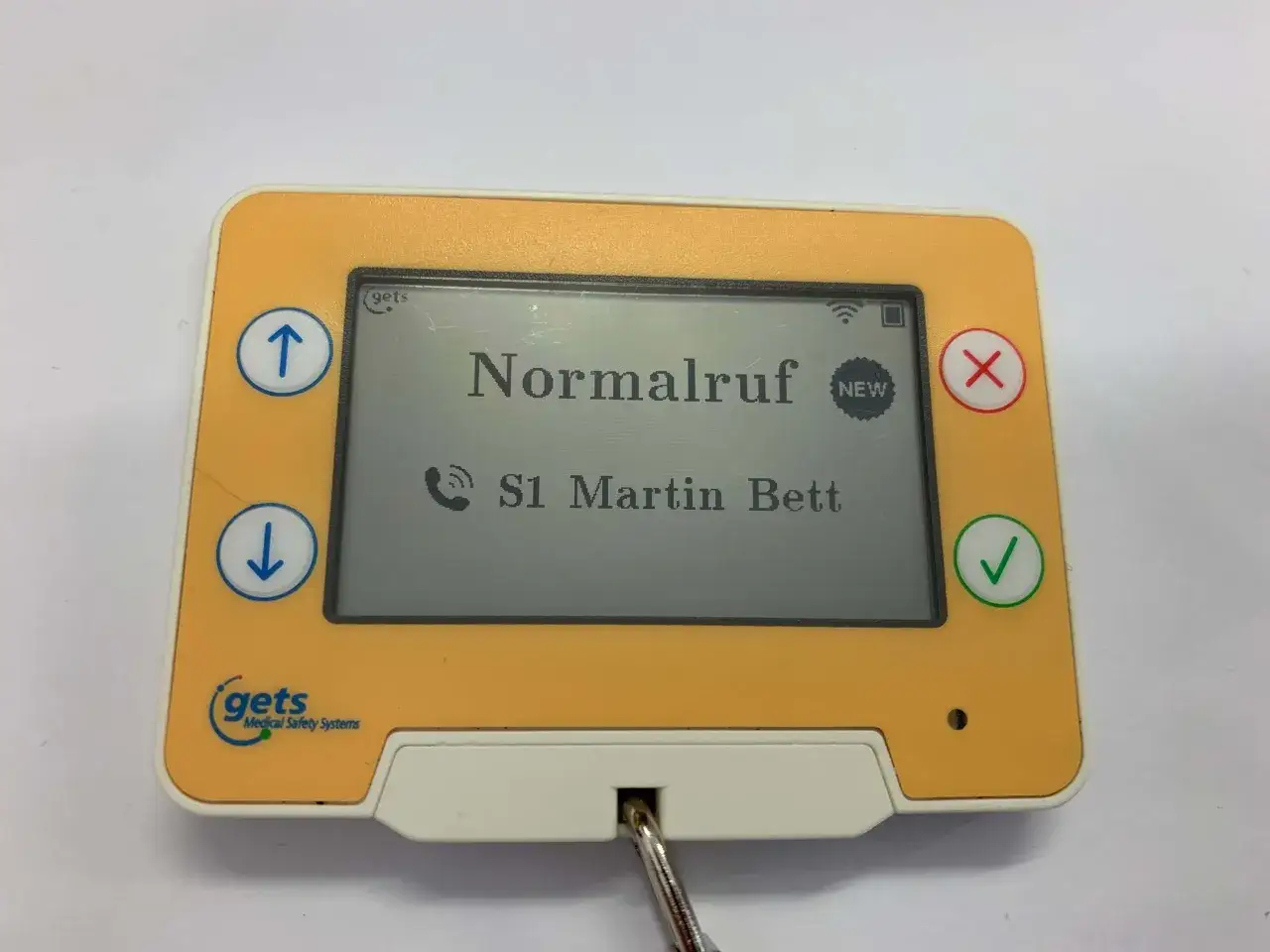 Ein Gets-Ger&auml;t zeigt 