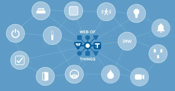 Vernetzte Geräte im "Web of Things" – von Licht bis zur Türklingel, alles intelligent verbunden.